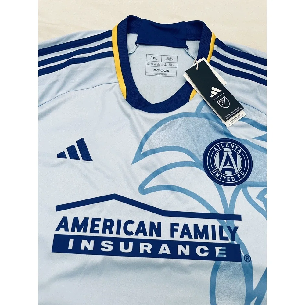 NEW Atlanta United Giorgos Giakoumakis Adidas 2024-25 Away Jersey 3XL Blue